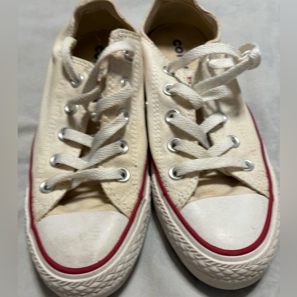 Converse Other - Converse Cream Canvas Sneakers